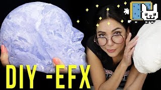 DIY Cómo hacer un molde de tu cabeza o cara para EFX con Yeso | AleEzquerro