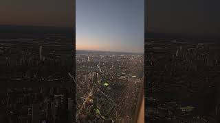 Amazing Evening View of Manhattan - Flying into LaGuardia (LGA) - Part 1