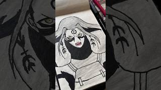 Hashirama senju drawing 🗿👀 || anime drawing || #drawing #sketch #art #shorts #anime