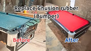 Replace Pool Table Cushion Rubber (Bumper)