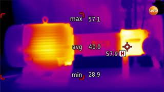 Mechanische Instandhaltung mit den Testo Wärmebildkameras