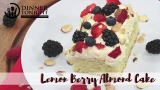 Lemon Berry Almond Cake