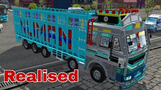 Ashok Leyland avtr truck mod realised | bussid | bus simulator Indonesia | indian mod | leyland mod