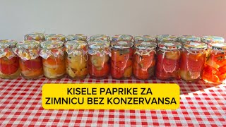 Kisele paprike bez konzervansa / Pickled peppers #zimnica  #paprike #domacirecepti