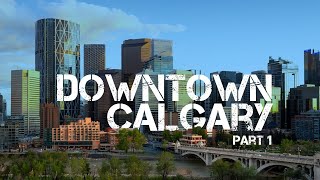 Downtown Calgary Alberta 4K - part 1 || Canada || Banff || Driving Downtown -Canada || Travel Tube