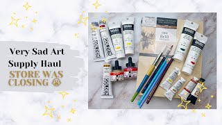 Art supply haul! Watercolors, acrylic paints, inks, brushes!