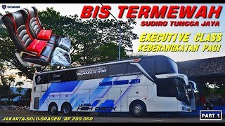 NAIK BUS MATIC MEWAH SUDIRO TUNGGA JAYA !! Trip STJ "ANNO" Keberangkatan Pagi Jakarta-Solo [PART 1]