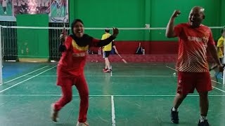 Part. 1:  papa bermain badminton di PB. Liam Indah 777 Lubuklinggau