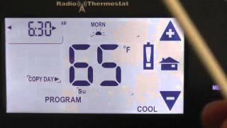 Manually Programming The Termostat