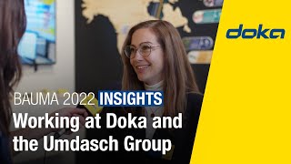 Working at Doka and the Umdasch Group - Doka bauma 2022 insights