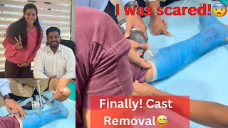 एकदाच प्लास्टर निघालं | My Cast Removal | It was scary | Cast Removal | Richa Patil