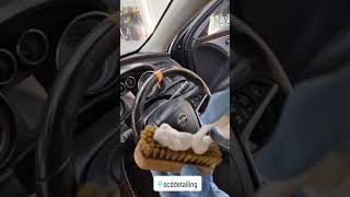 Leather Steering Wheel Cleaning