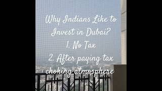 Why Indians Invest in Dubai?#trending #shorts#dubai