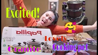 Unboxing Granite Cooking Pot