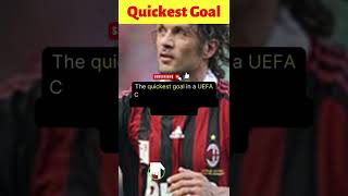 Did You Know That... Quickest Goal #shorts