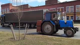 Tractor spotting around Minsk Tractor Works, Belarus 29/03/2021