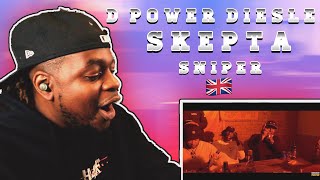 American Reacts To UK Rappers| D Power Diesle X Skepta - Sniper [Music Video] | GRM Daily REACTION