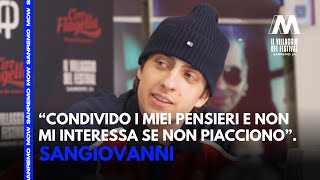 Sanremo, Sangiovanni a MOW: "Condivido i miei pensieri e non mi interessa se non piacciono"