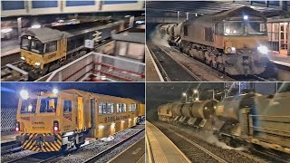 Nighttime action in West Yorks including TRU works and RHTT