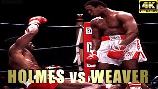 Larry Holmes (USA) vs Mike Weaver (USA) | KNOCKOUT Boxing Fight | 4K Ultra HD