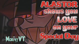 【ASMR】 Alastor Is Sweet To You on Your Special Day「Alastor x Listener Audio」