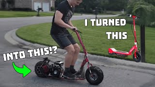 I turned a Razor Scooter into a MONSTER | Took 2 years!