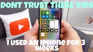 I USED THE iPHONE XS MAX FOR 3 WEEKS (DON'T TRUST THESE TOPICS)