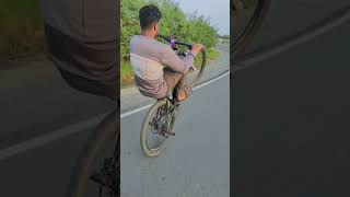 Just Very Crazy Wheelie 😱🔥 | Mtb Cycle Stunt #mtb #nssowrab #shortvideo