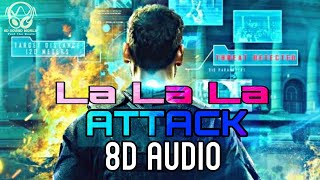 La La La (Attack Theme) - 8D Audio Bass Boosted+ Surround sound | #8d #bassboosted #attack