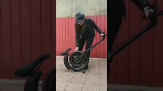 Foldable Bike Testing 😮😮 || Amazing Technology Status || Subscribe Now 😉😉 || #shorts