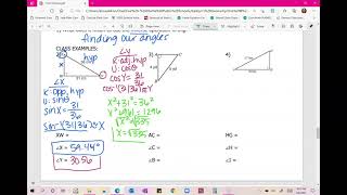 Solving Right Triangles: Inverse