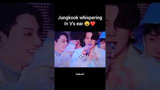 Taekook whispering 🥺 #taekook #vkook #ptd_on_stage #taehyung #jungkook