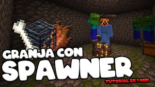 ☠💀 ¡EXPERIENCIA INFINITA en Minecraft 1.21! ☠💀 La GRANJA de SPAWNERS Más FÁCIL🌎 (Java y Bedrock)