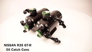 Radium Engineering Catch Cans for the Nissan R35 GT-R