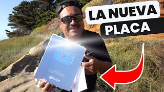 ME LLEGÓ LA PLACA DE YOUTUBE DE LOS 100,000 suscriptores | Unboxing