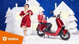 CHÂU BÙI | Lên xe xuống phố cùng YADEA G5 mùa giáng sinh