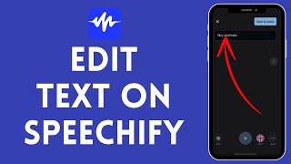 How to Edit Text on Speechify (2024) | Change Text on Speechify