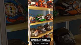 HELMET SHOP IN MADURAI @sparkly_automobiles call :86680 65701 #shorts #youtube #trend #shortsvideo