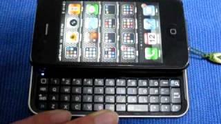 Skipping iPhone lock screen by using HOME button of BoxWave bluetooth keyboard