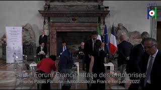 IREFI 5º Forum Francia - Italia delle Imprese 1° luglio 2022 IT prima parte