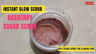 How to make a natural face scrub for glowing skin/Sugar scrub recipe