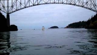 Deception Pass boat ride under brindge