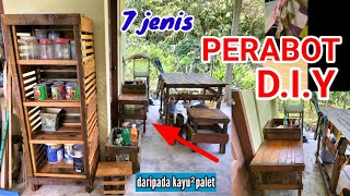 PERABOT DIY DARIPADA KAYU PALET/ TERPAKAI- 7 jenis