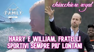 HARRY E WILLIAM, FRATELLI ROYAL SPORTIVI SEMPRE PIU' LONTANI #princeharry #princewilliam