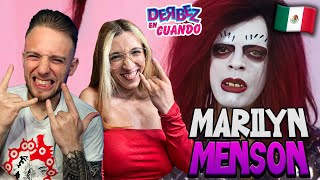 ESPAÑOLES REACCIONAN a MARILYN MENSON en DERBEZ en CUANDO!