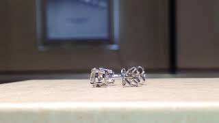 1.50 Carat Natural Diamond Studs in 14k White Gold