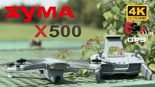 Syma X500 4K UHD 5G WiFi FPV GPS Drone | How To Setup & Flight Test