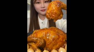 Relaxing Asmr Chicken Mukbang Eating Show #mukbang