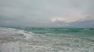 Big Waves on South Beach as Hurricane Helene Heads to the Gulf