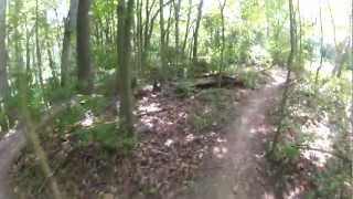 Amphitheater Trail MTB singletrack, West Lafayette Indiana